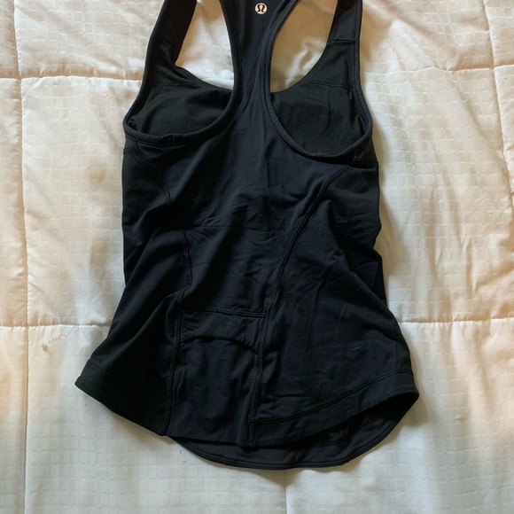 LULULEMON BLACK RACERBACK SHIRT - Picture 4 of 4